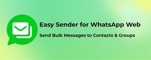 WA Self Sender for WhatsApp Web(Easy Sender) marquee promo image