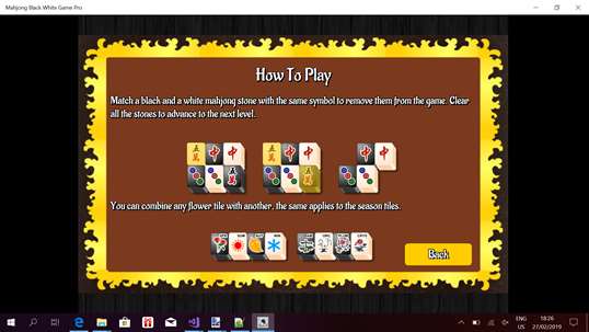 Mahjong Black White Game Pro screenshot 4