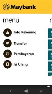 Maybank SMS+ Banking screenshot 1