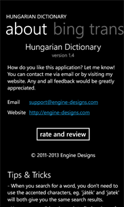 Hungarian Dictionary screenshot 4