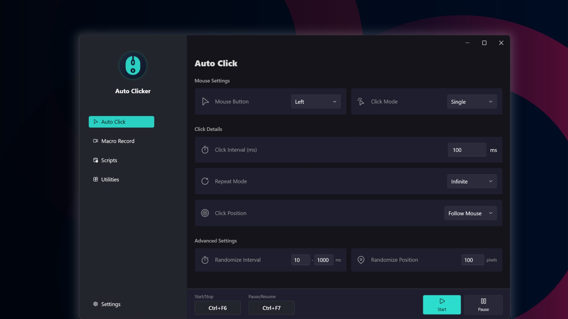 Auto Clicker - Auto Mouse Clicker & Macro Recorder screenshot