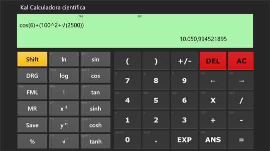 Kal Scientific calculator for Windows 10 PC Free Download - Best ...