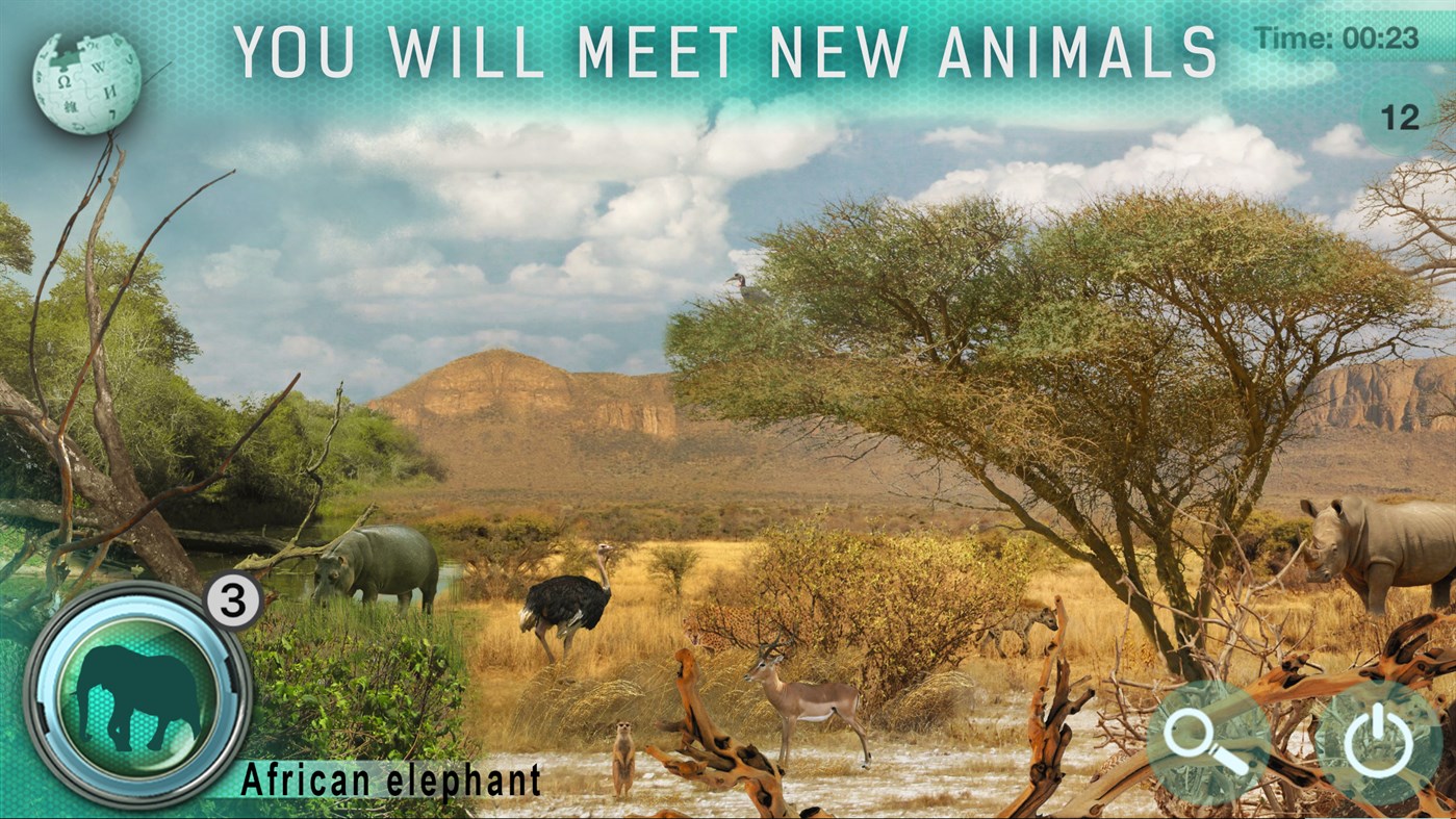 #1. Hidden Animals : Photo Hunt . Hidden Object Games (Windows) 来自: CrispApp