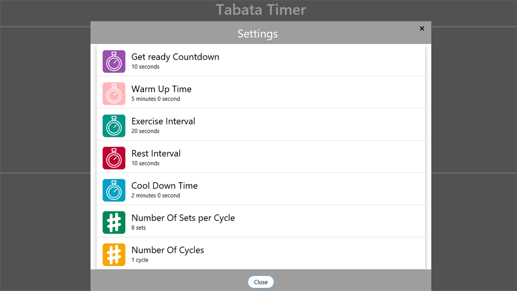 10 minute best sale tabata timer