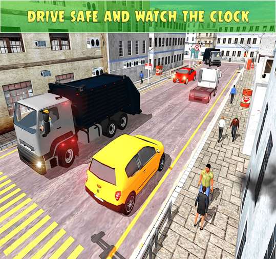 Garbage Truck City Drive Sim screenshot 5