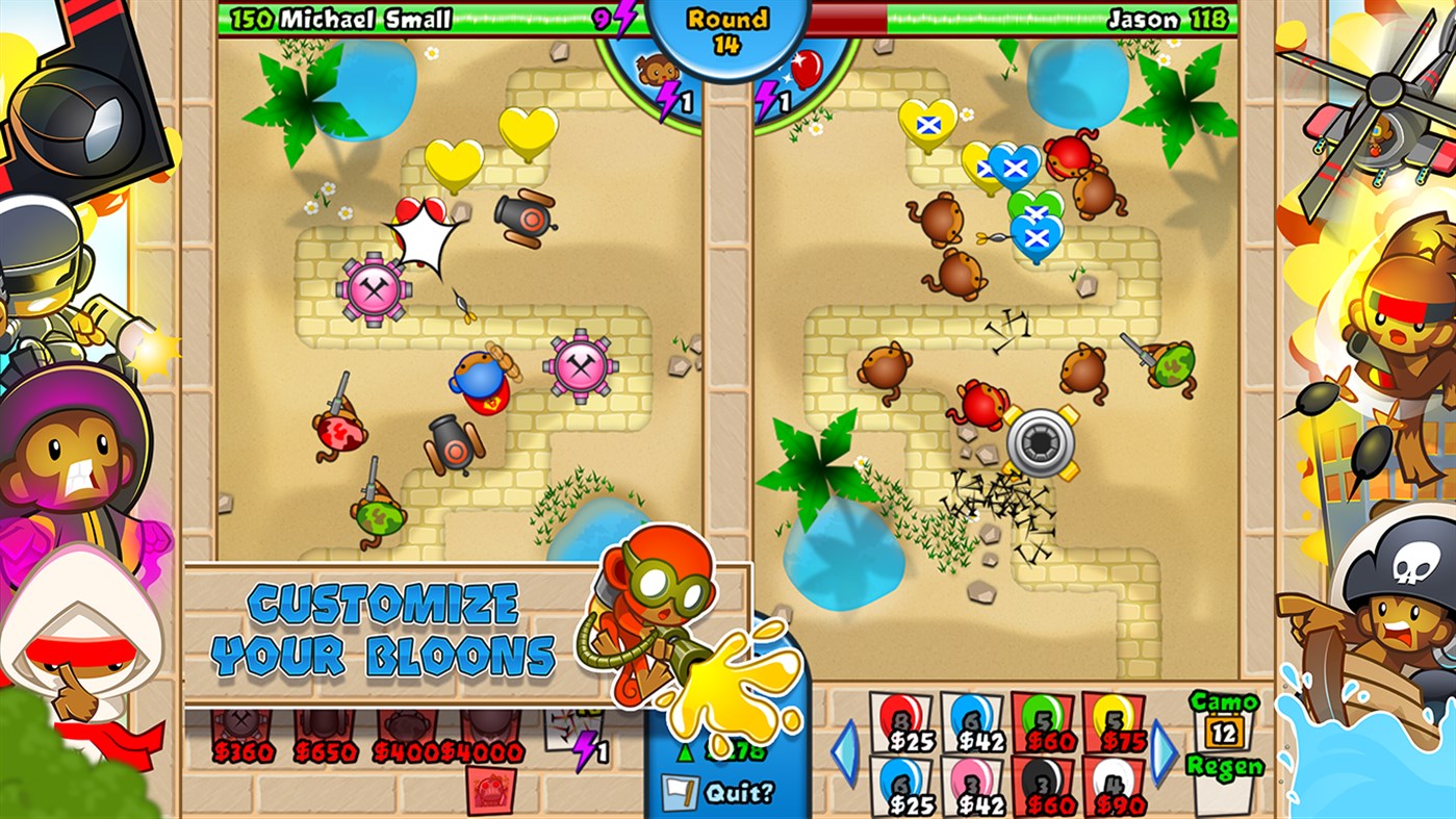 #4. Bloons TD Battles (Windows) Por: Ninja Kiwi