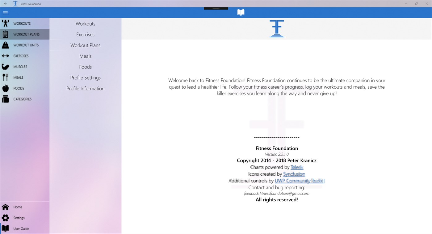 #10. Fitness Foundation (Windows) Oleh: Peter Kranicz