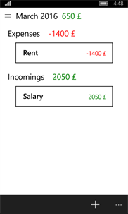 Expenses Report screenshot 2