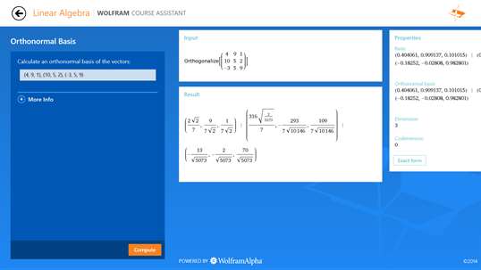 Linear Algebra Course Assistant screenshot 6