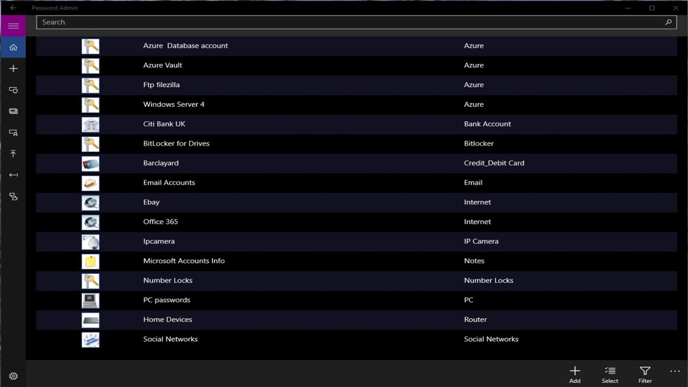 #2. Password Admin (Windows) โดย: Vdev Limited