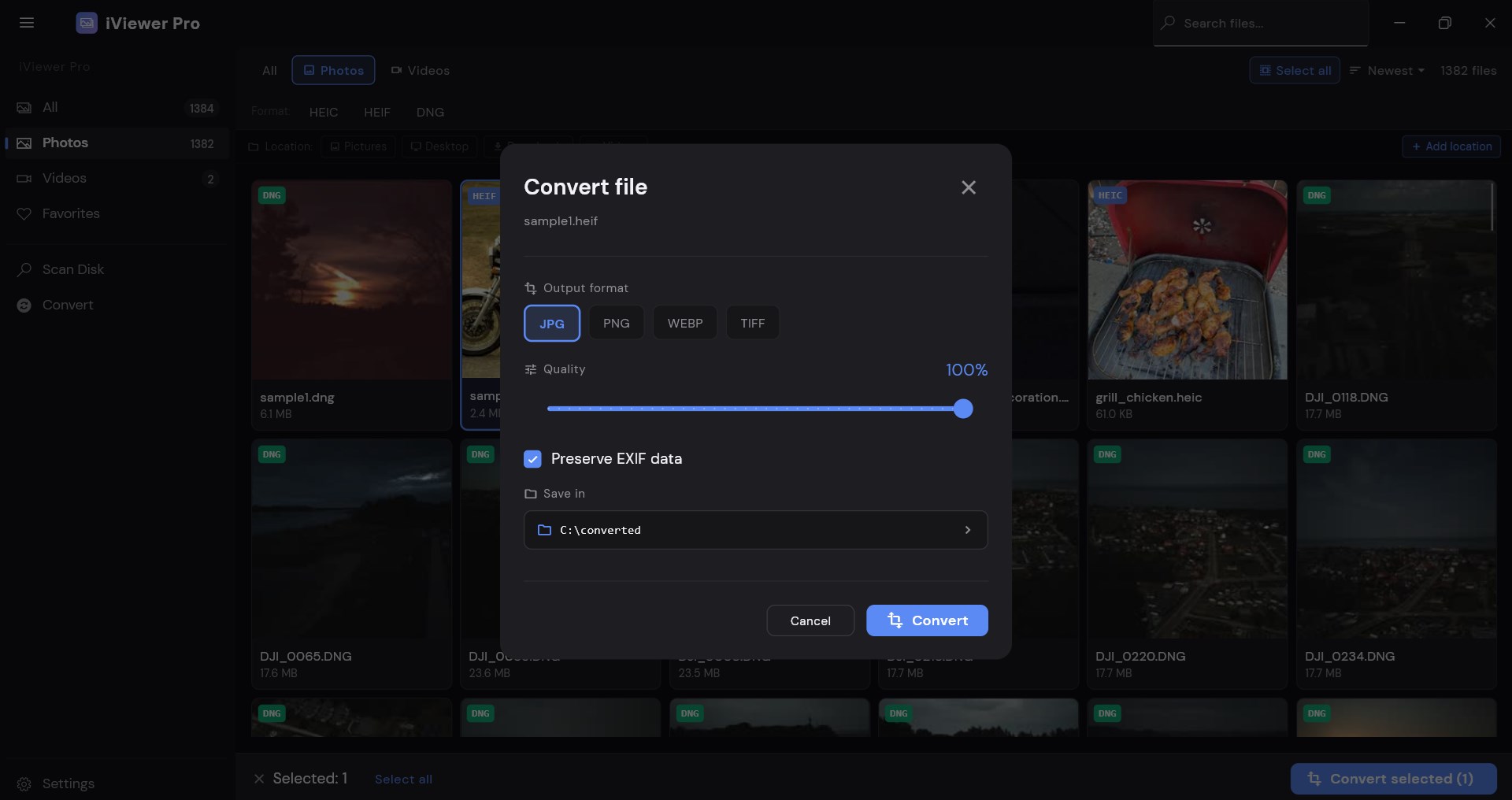 iViewer Pro - HEIC Viewer & Apple Media Converter - Descărcați și