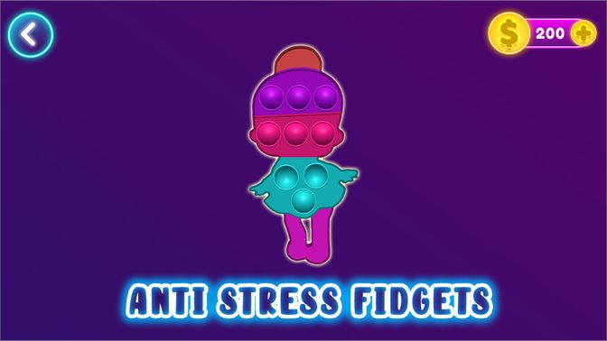 Lot de 3 Pop It Multicolore Fidget Toys Anti Stress Enfant et