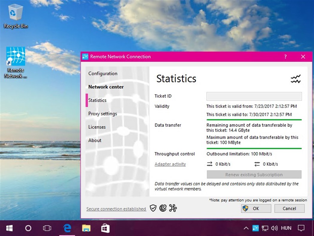 #6. Remote Network Connection (Windows) Με: CloudTrust Kft.