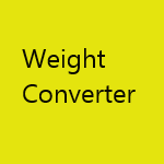 Weight Converter Free