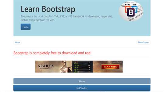 Learn Bootstrap screenshot 1