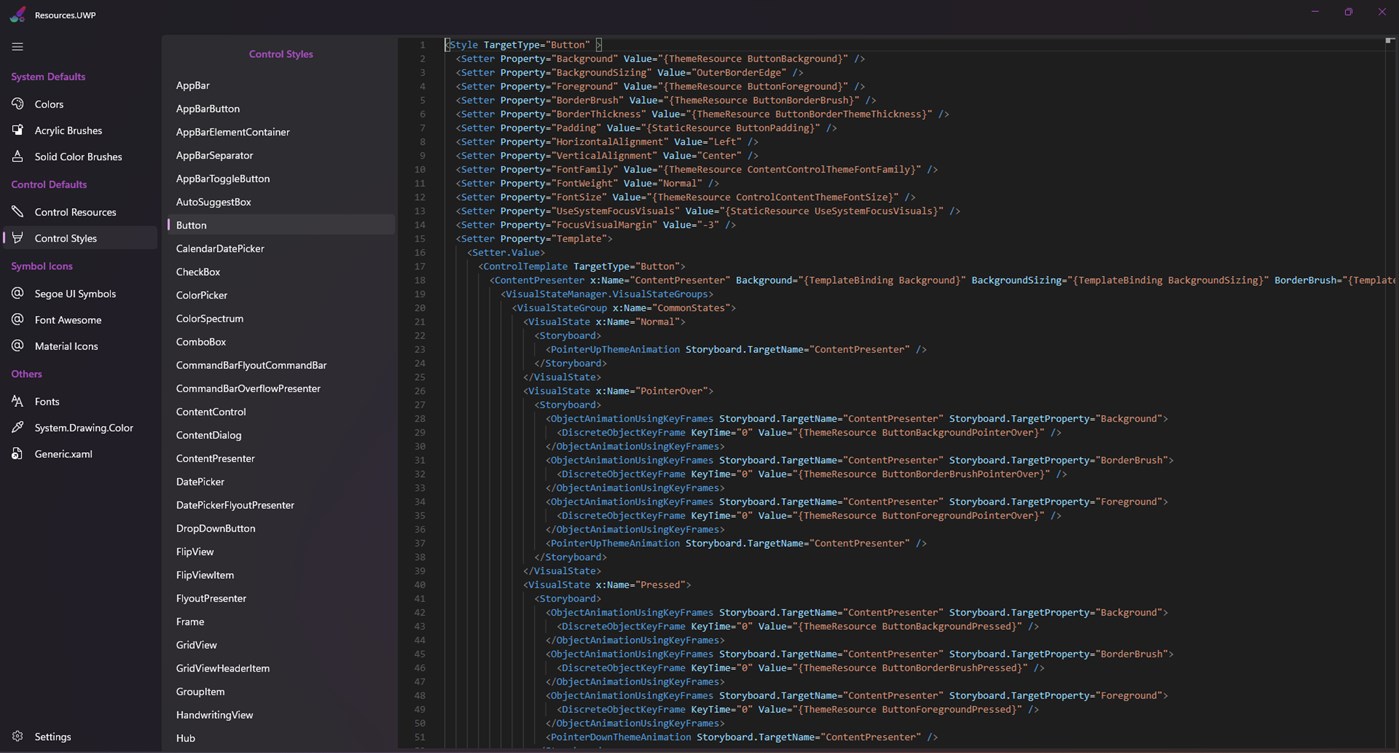 #3. Resources.UWP (Windows) 由: AVK Apps