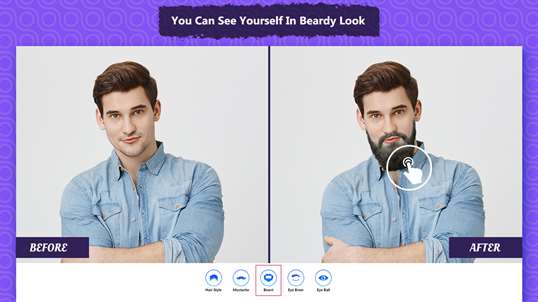 Man Photo Editor- Hair Style & Background Changer screenshot 2