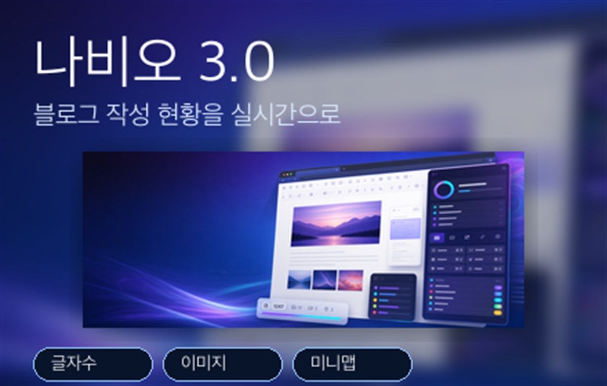 나비오 - 네이버 블로그 글자수세기 올인원