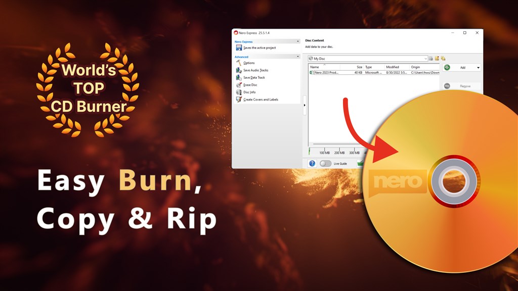 Создание нескольких дисков с помощью Nero DiscSpan | Nero Burning ROM