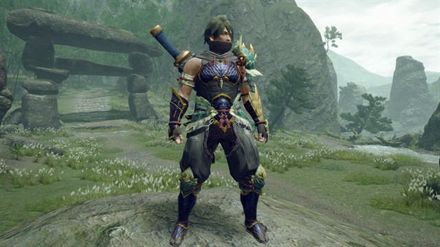 "Utsushi" Hunter layered armor set screenshot 3