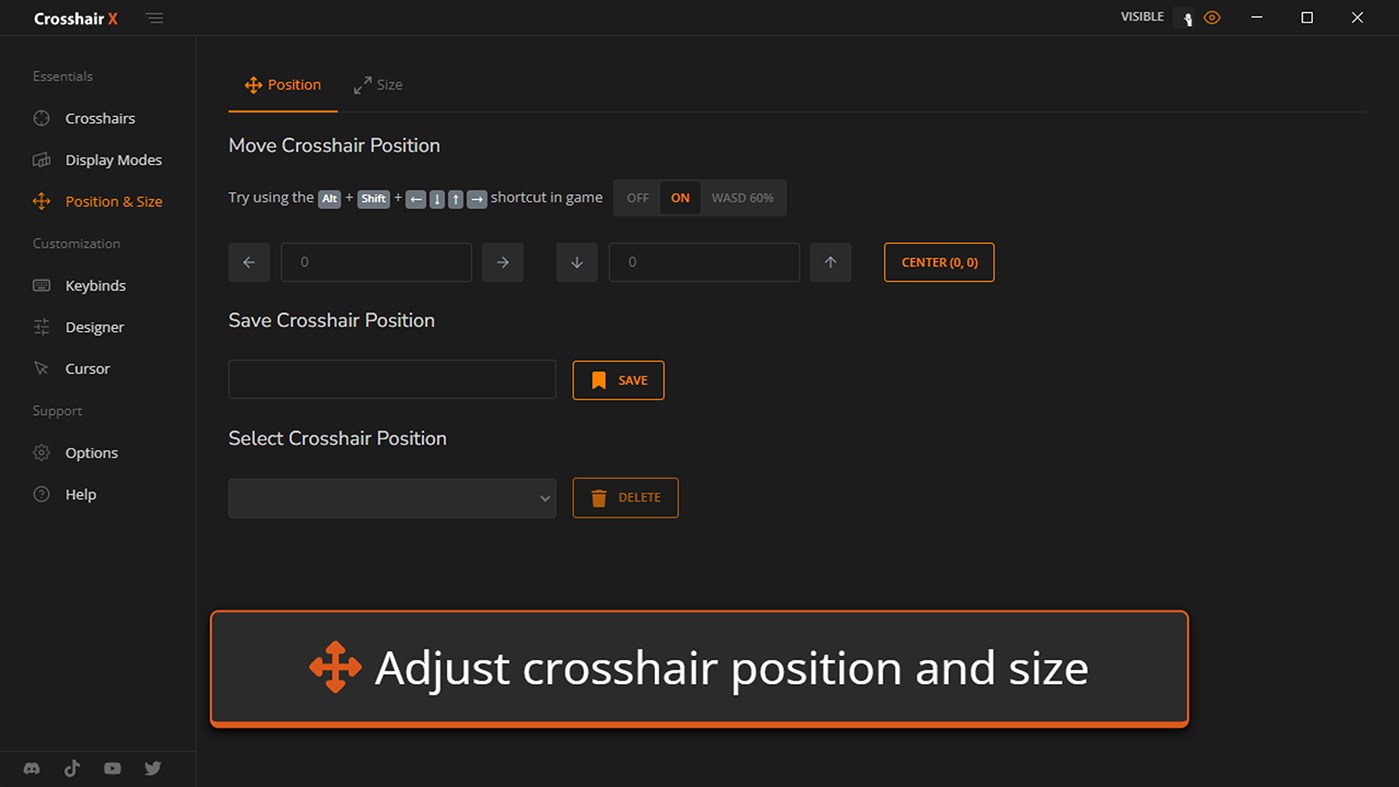#6. Crosshair X (Windows) 来自: CenterPoint Gaming