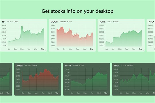 Stock Desktop Widget screenshot 1