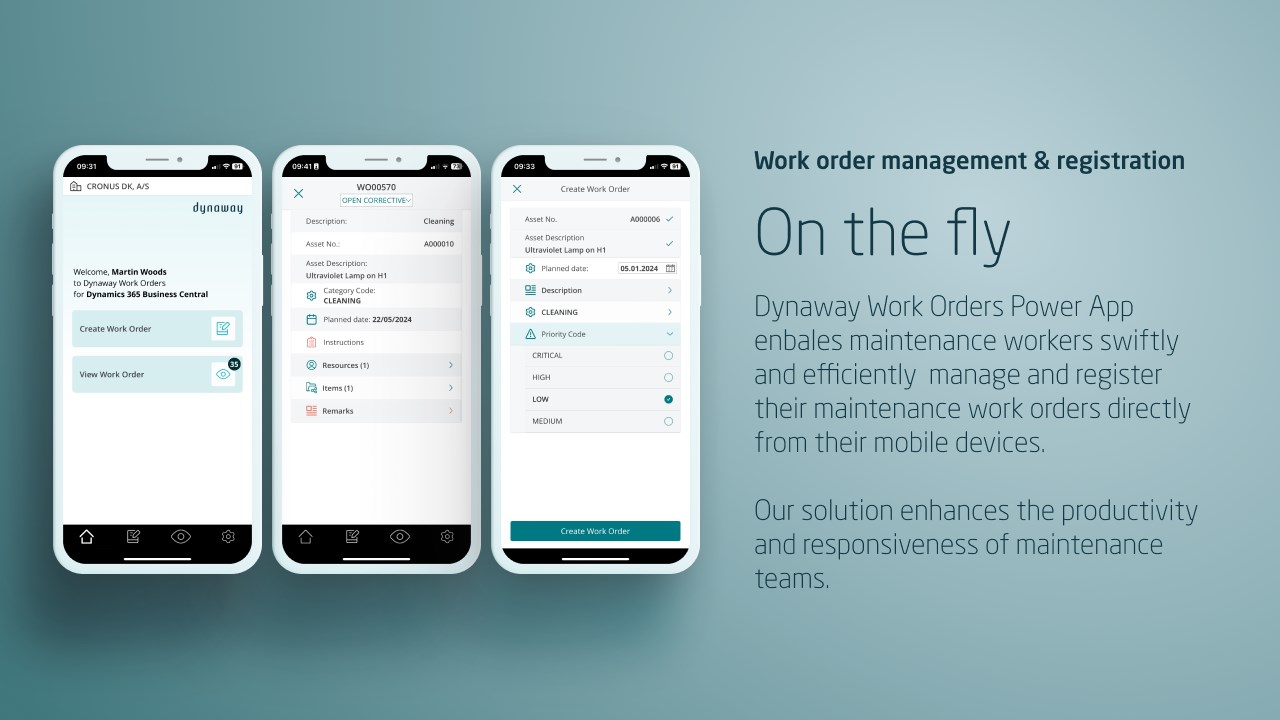 Snapshot 2 of Dynaway Work Orders