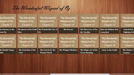 The Wonderful Wizard of Oz eBook screenshot 1