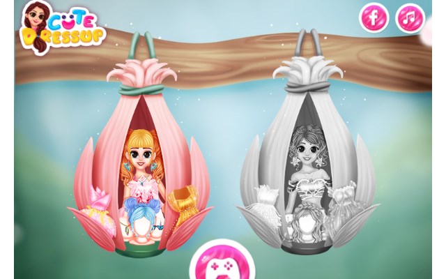 Princess In Colourful Wonderland Game