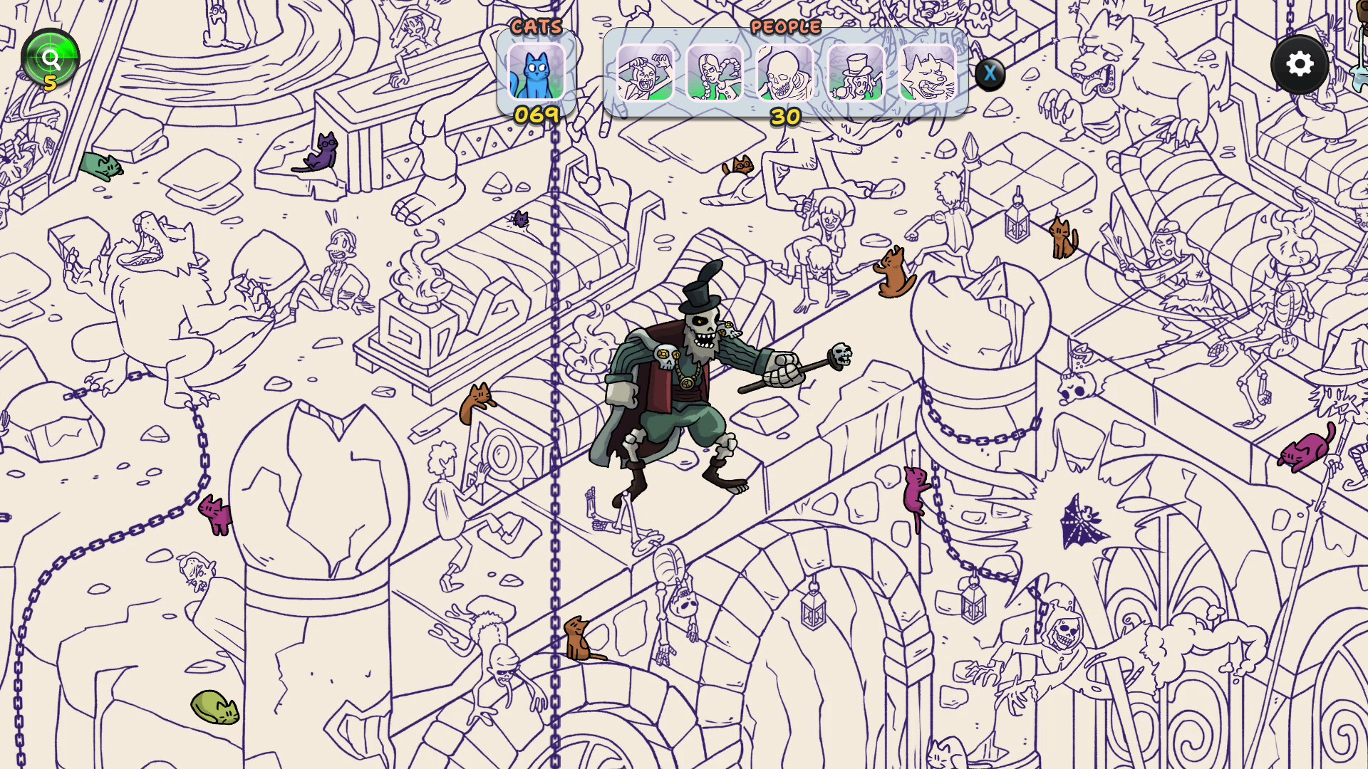 Hidden Cats in Spooky Village — скриншот 18