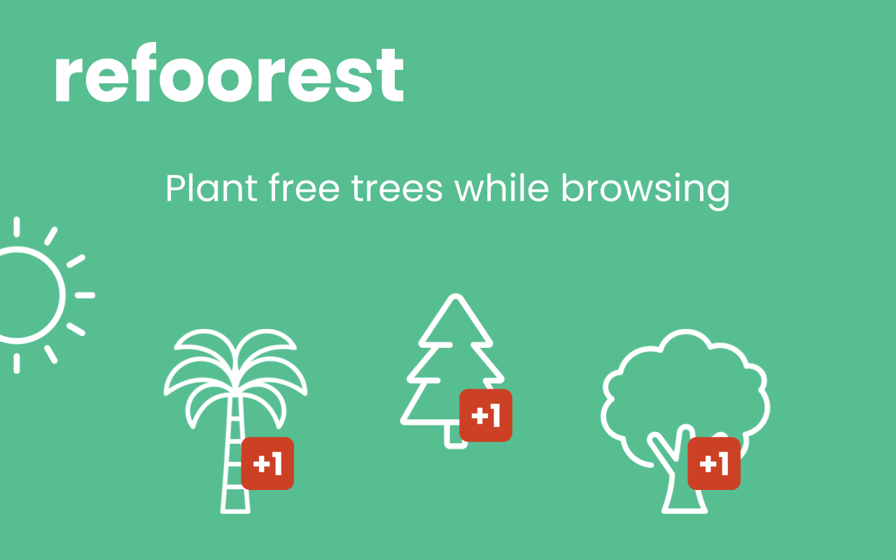refoorest: plant trees for free