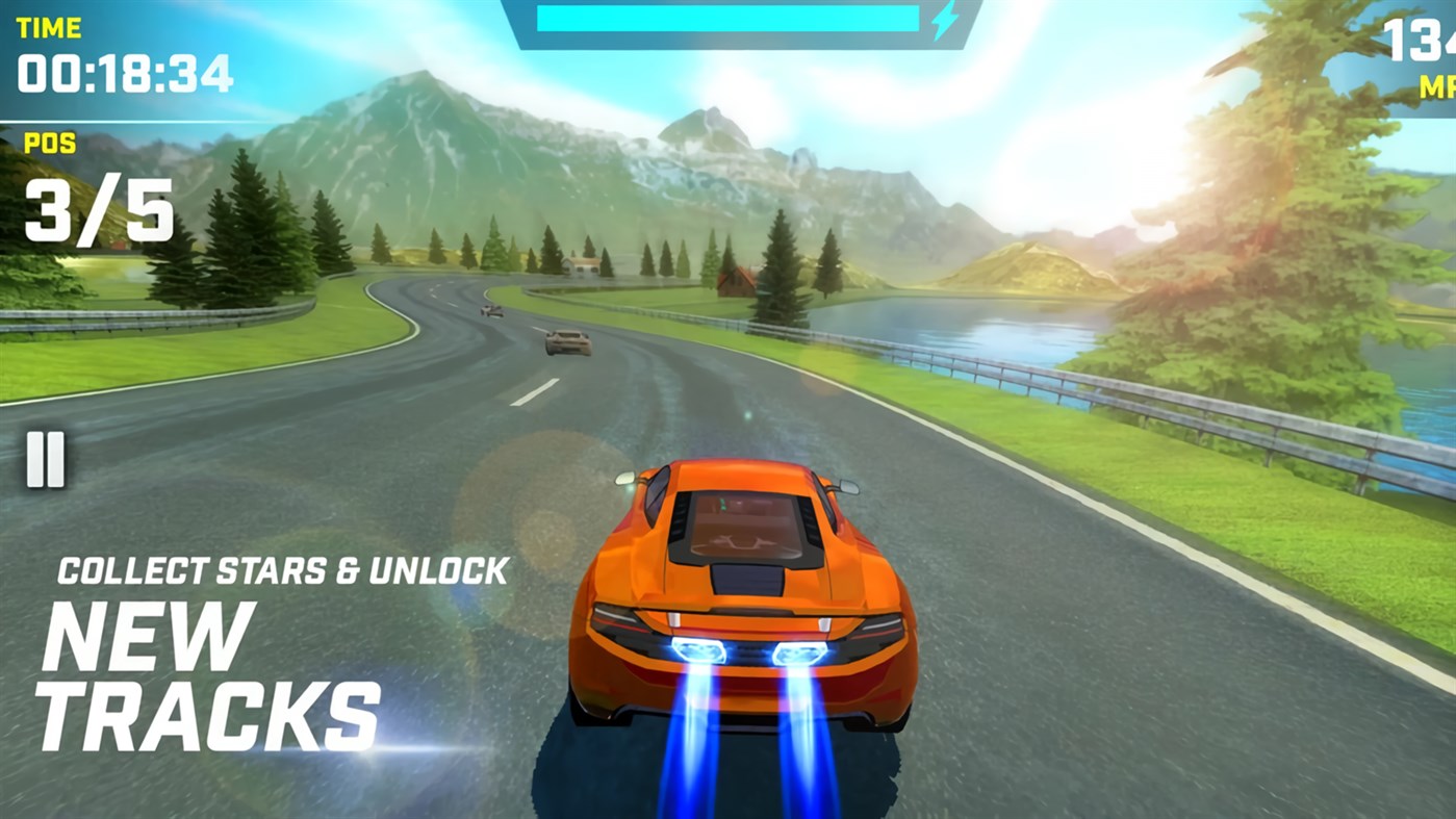 #3. Nitro Car Driving (Windows) 由: Pamuk Games