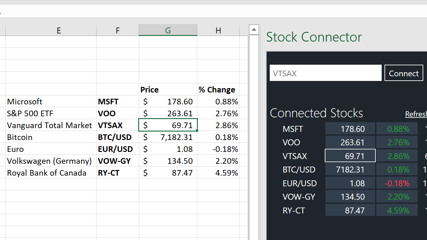 Stock Connector