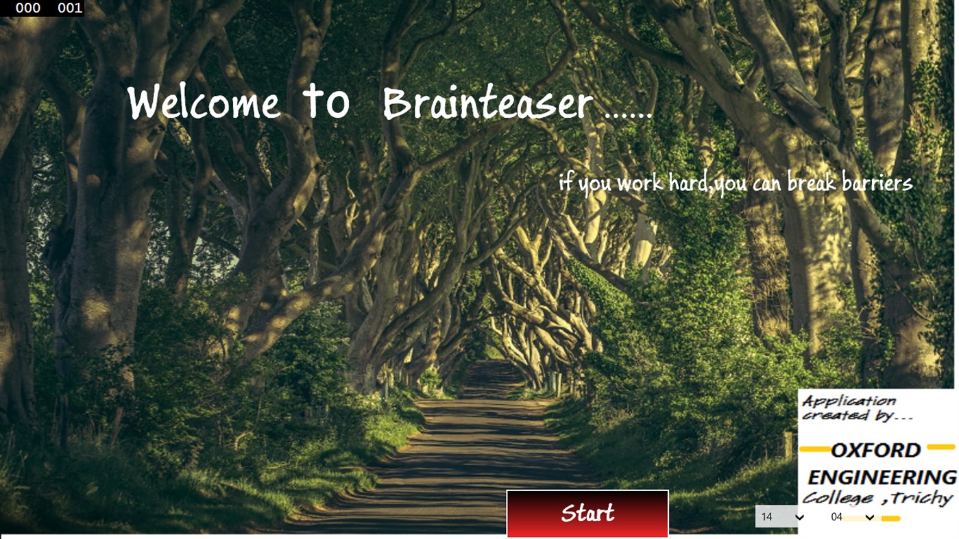 #3. Brain teasers-OEC (Windows) Podle: Jayaram College Apps Development