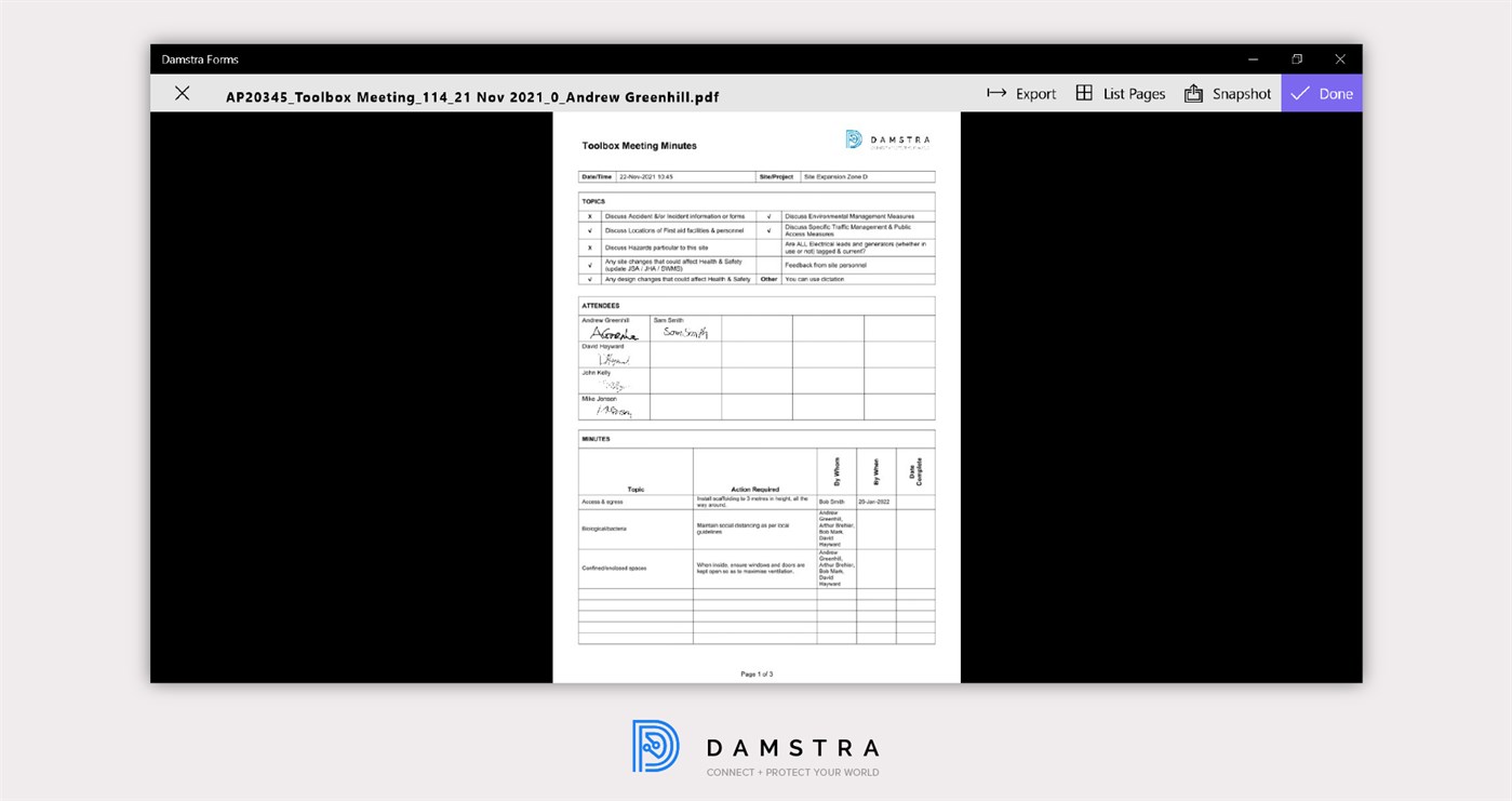 #7. Damstra Forms (Windows) 由: Applied Project Experience