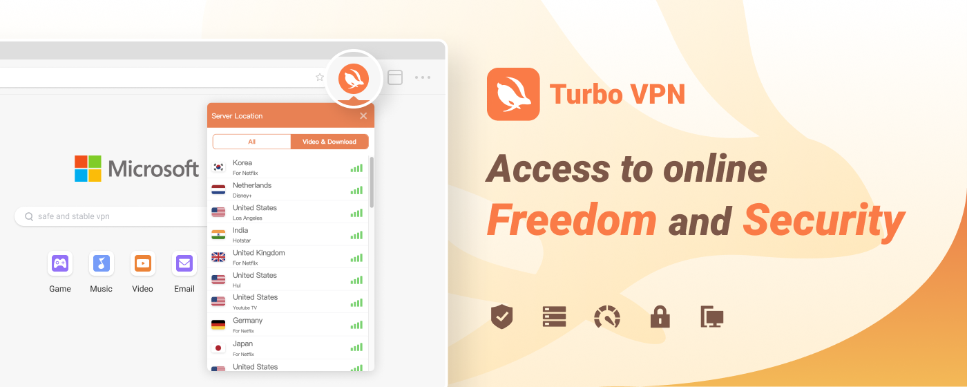Turbo VPN - Secure Free VPN Proxy for Edge