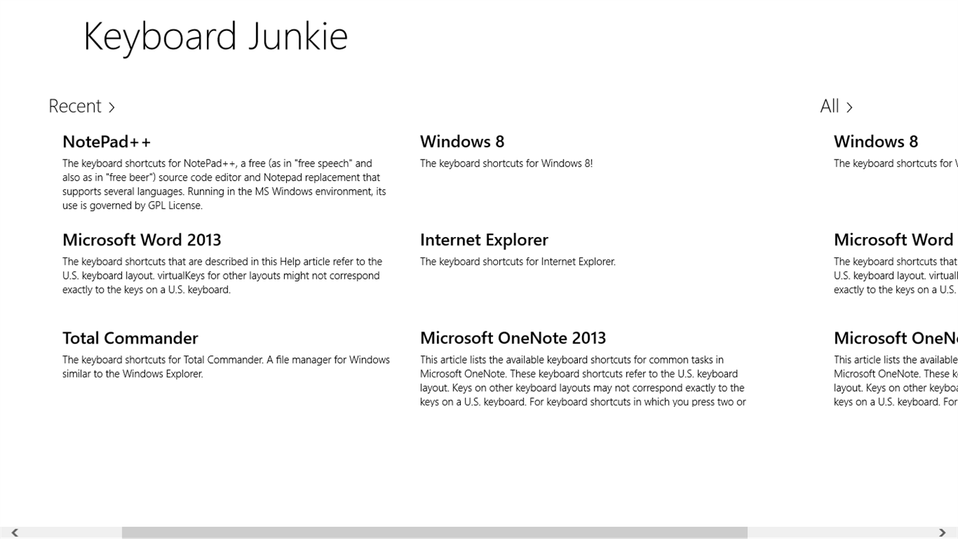 #1. Keyboard Junkie (Windows) โดย: Simple Nature Works