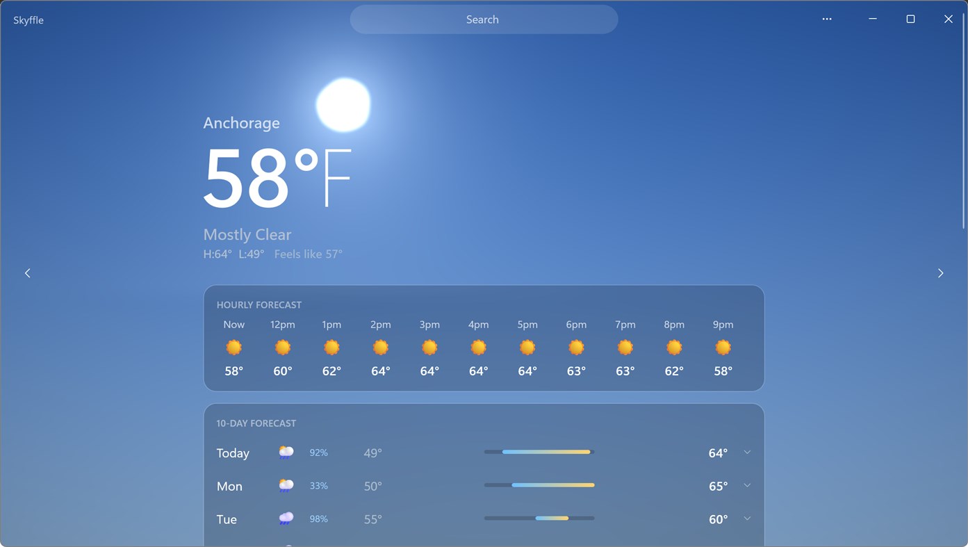 #3. Skyffle (Windows) By: Pratik Mistri