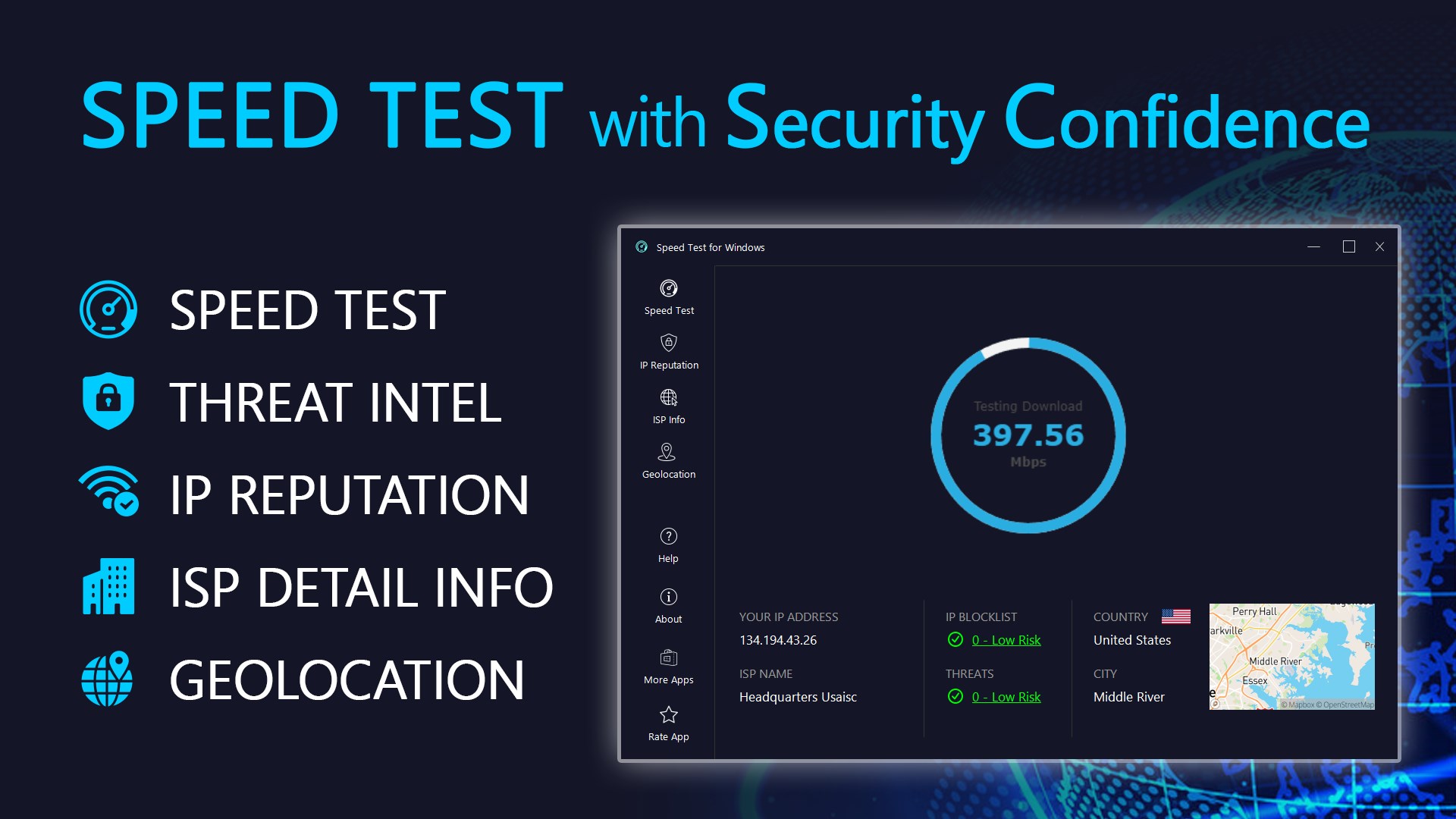 Приложение от Microsoft для того, чтобы узнать скорость Интернета в Windows 8