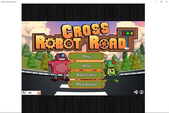 Robot Cross Road Future screenshot 1