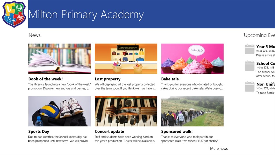 Milton Primary Academy (Windows) بواسطة: More IT Ltd