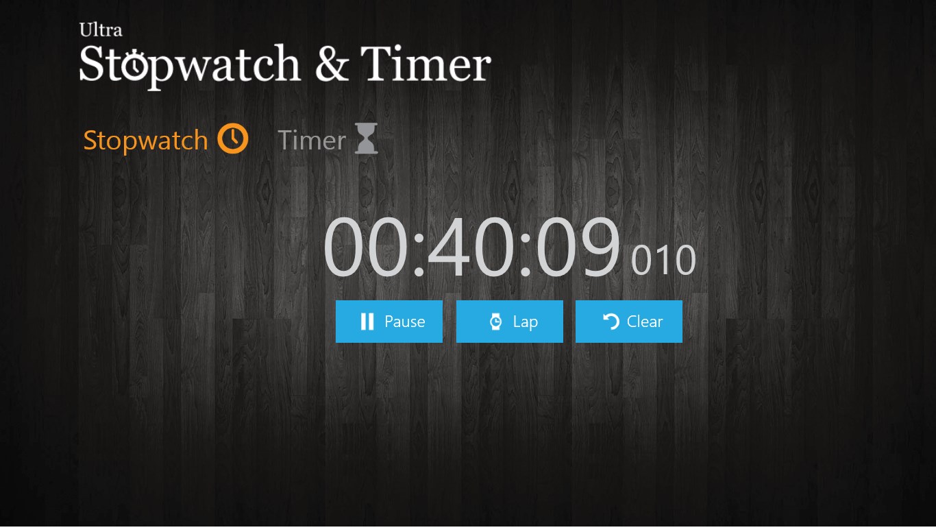 Ultra Stopwatch & Timer for Windows 10