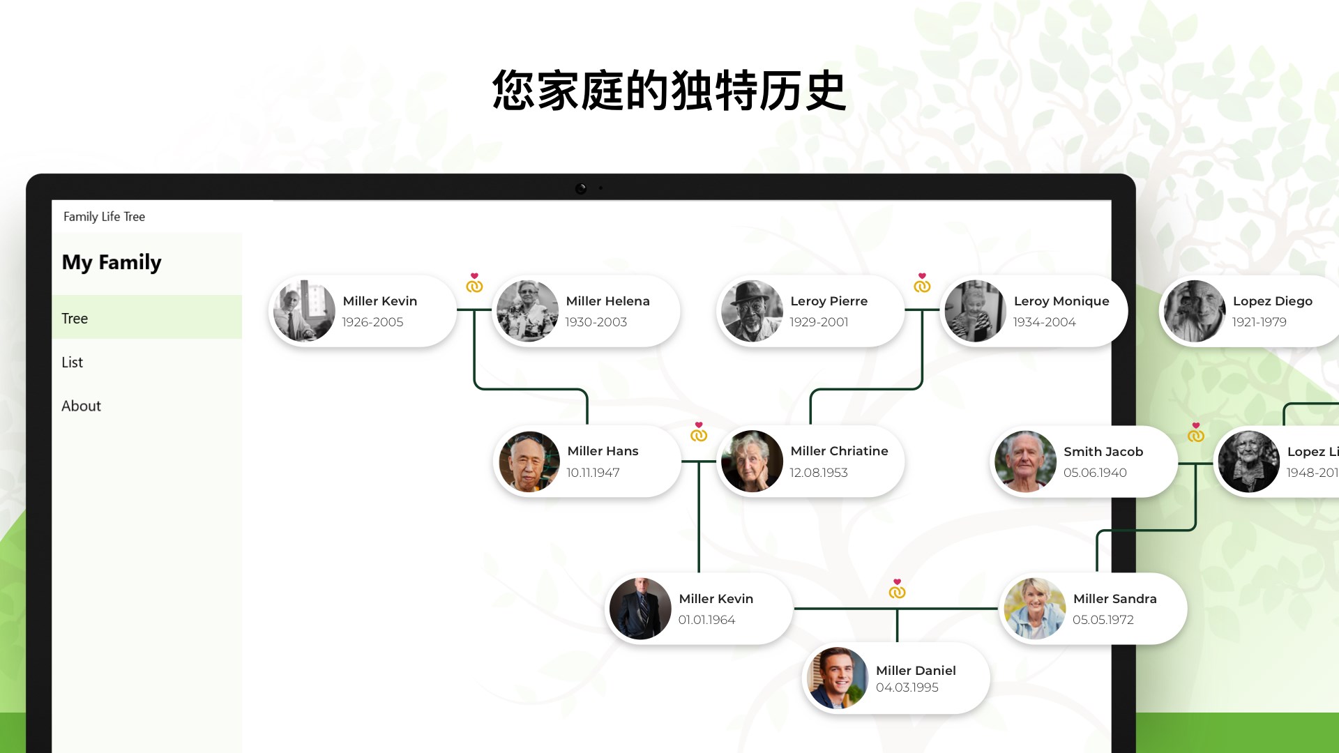 家庭族譜 — 做自己的家譜 - microsoft store 應用程序