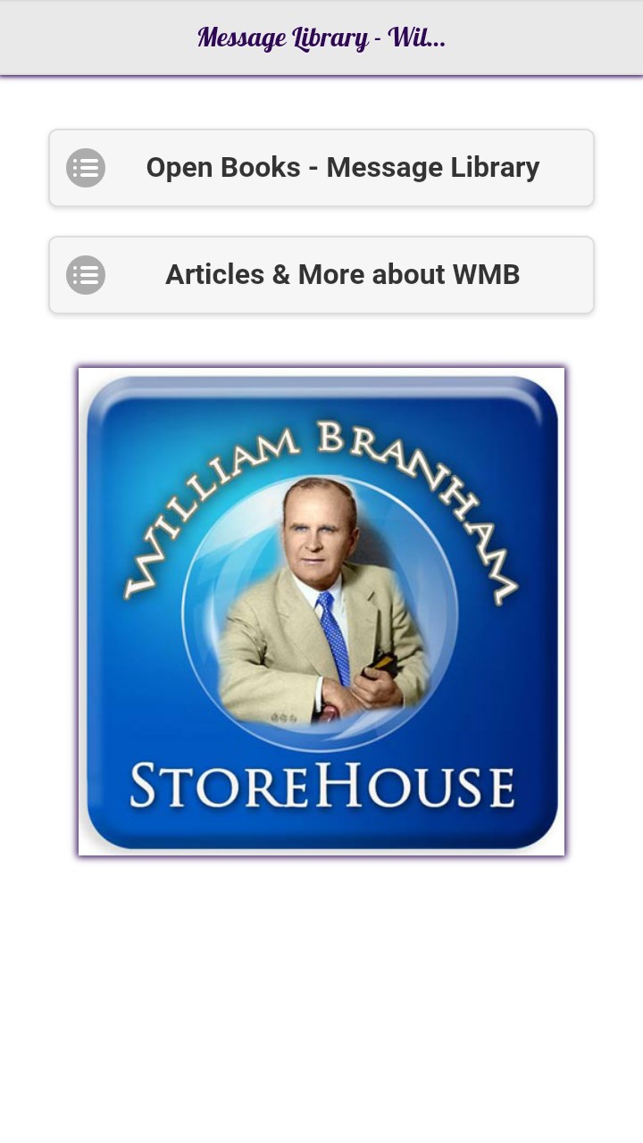 Branham Message Library for Windows 10 Mobile