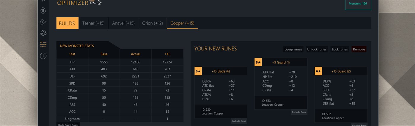 #3. Summoners War Optimizer Pro (Windows) Bởi: Xzandro