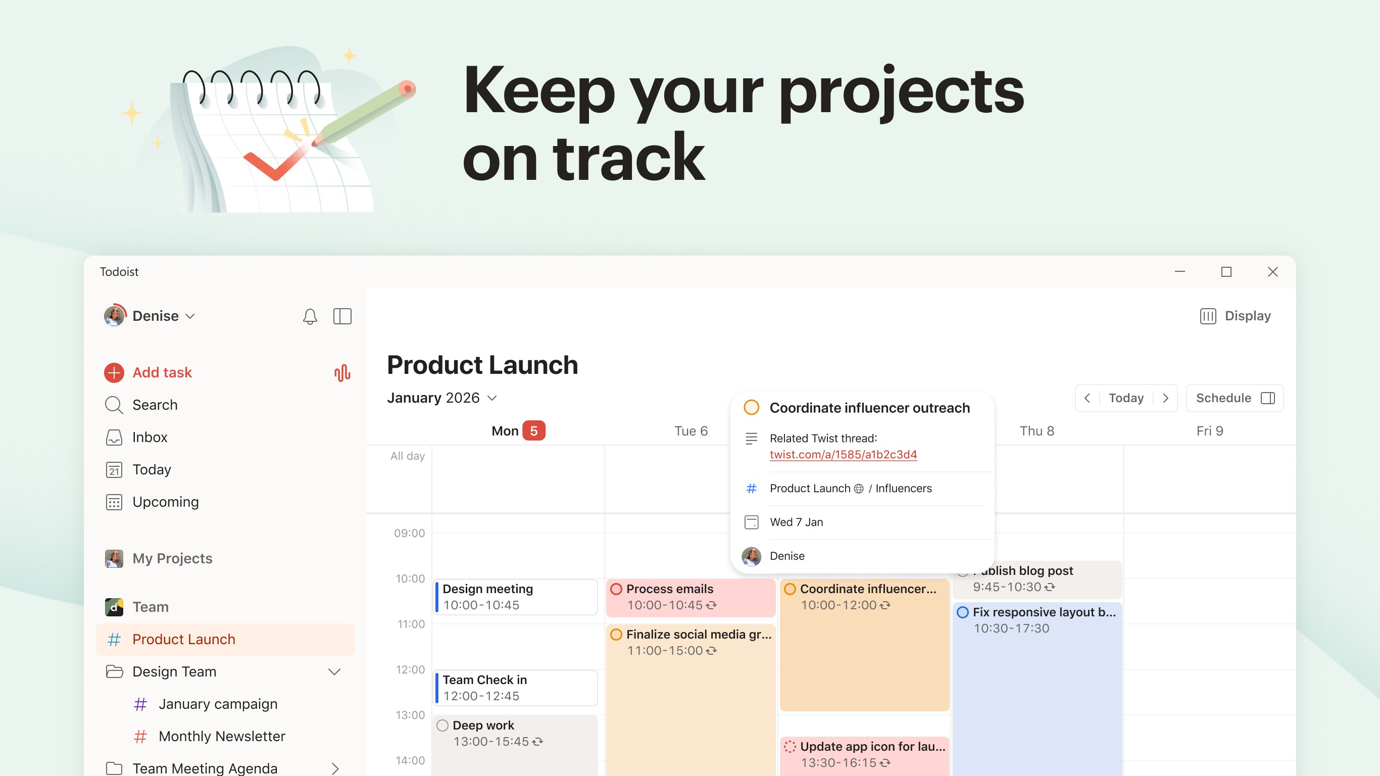 Todoist: To Do List & Calendar screenshot