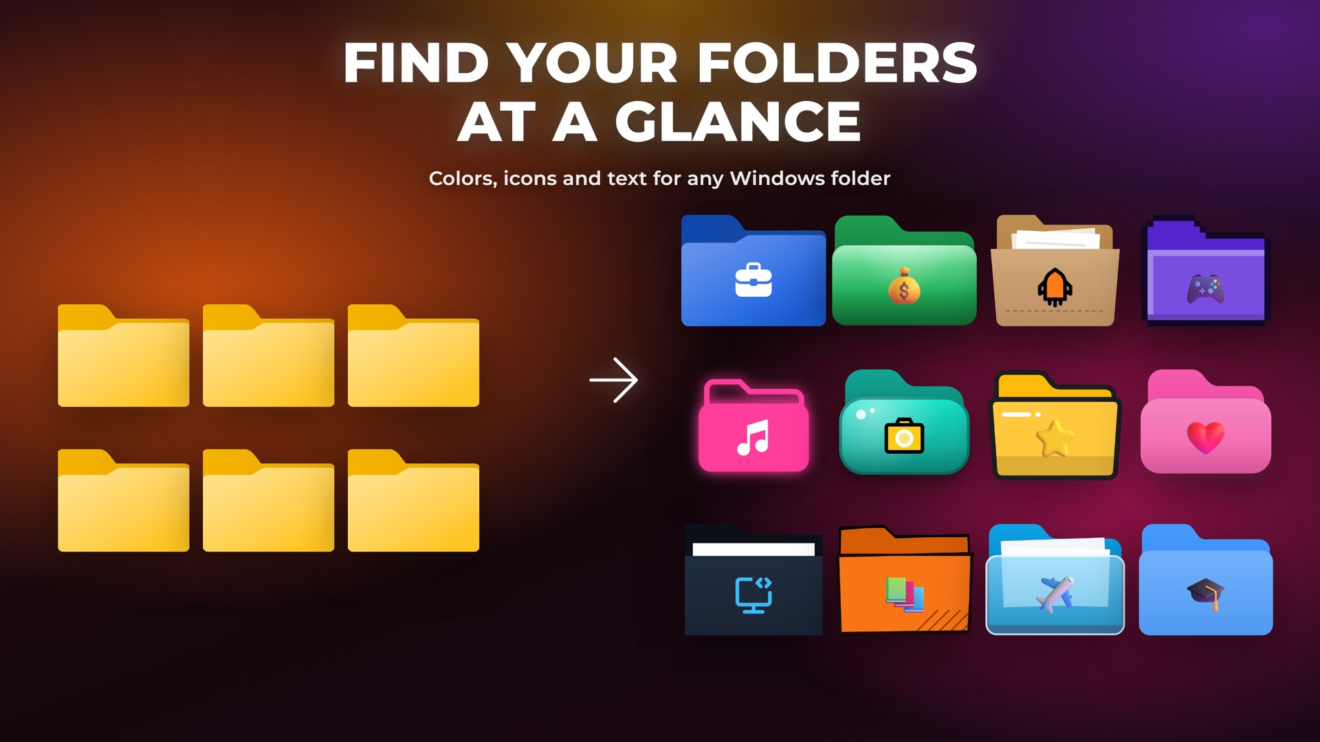 Folder Icon Maker – Change Folder Color & Customize Icons screenshot