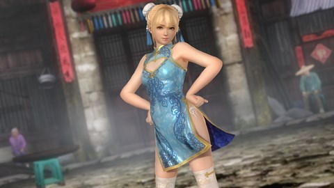 DOA5LR Alluring Mandarin Dress - Marie Rose