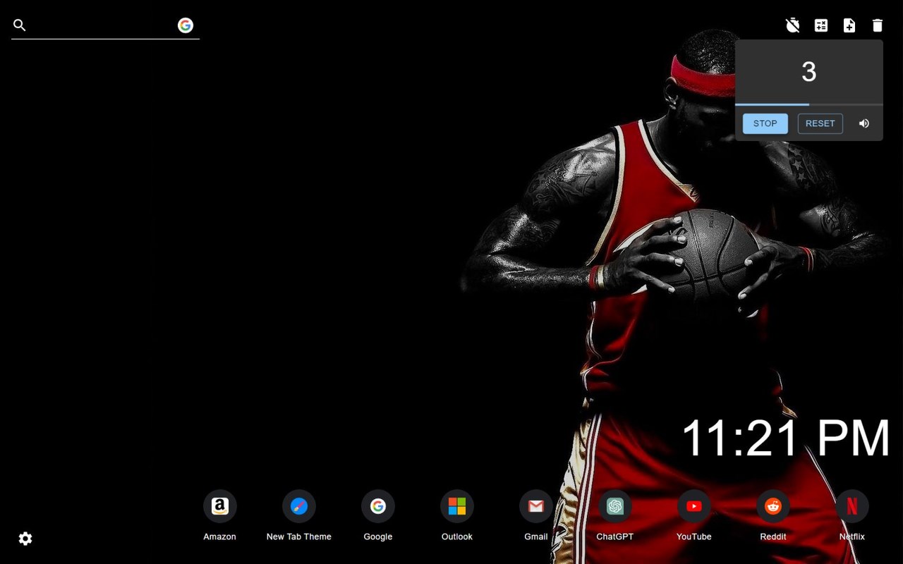 Lebron James Wallpaper New Tab