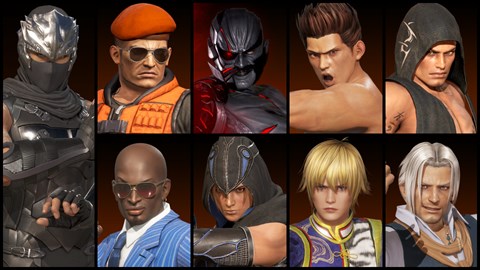 DEAD OR ALIVE 6: Luchadores básicos - Pack Personajes masculinos